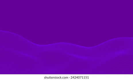 Blue Purple wave lines. Flowing blue waves design Abstract digital wave. Flow. Line Vector illustration for tech futuristic innovation concept modern Background Graphic design. Space