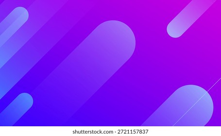 Fundo de gradiente abstrato ondulado roxo azul. Design de tendência moderno e criativo na ilustração vetorial
