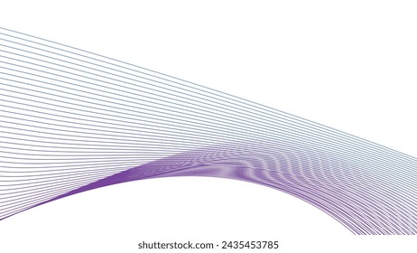 Blue purple and white abstract line background with gradient color for backdrop or presentation