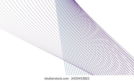 Blue purple and white abstract line background with gradient color for backdrop or presentation