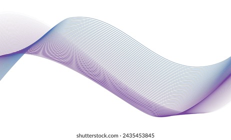 Blue purple and white abstract line background with gradient color for backdrop or presentation