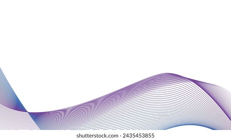 Blue purple and white abstract line background with gradient color for backdrop or presentation
