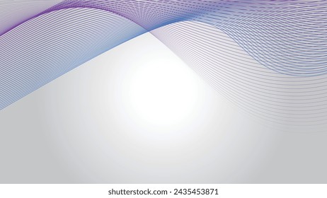 Blue purple and white abstract line background with gradient color for backdrop or presentation