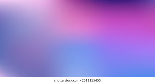 Blue Purple White Gradient Blurred with Grainy Noise Texture Background, for art product design, social media, trendy,vintage,brochure,banner
