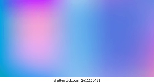 Blue Purple White Gradient Blurred with Grainy Noise Texture Background, for art product design, social media, trendy,vintage,brochure,banner