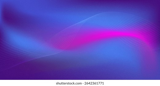 Gradiente blanco púrpura azul borroso con fondo de textura de ruido granulado, para el diseño de productos de arte, redes sociales, de moda, vintage, folleto, Anuncio
