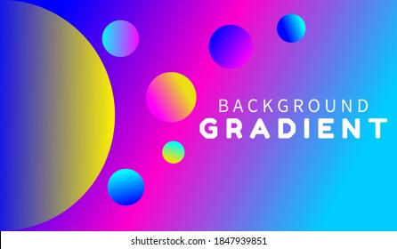 Fondo de degradado amarillo morado azul. Diseño sencillo y moderno para sitios web, aplicaciones móviles, fondo de pantalla. 