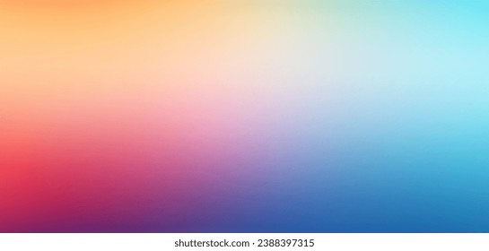 Blue, purple, yellow gradient. Soft pastel color gradient. Holographic blurred abstract vector background.