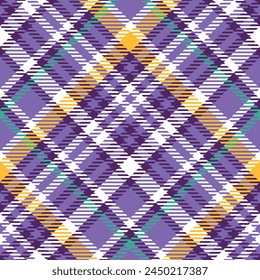 Blue Purple Yellow  Tartan Pattern Seamless. Sweet Checker Pattern for Shirt Printing,clothes, Dresses, Tablecloths, Blankets, Bedding, Paper,quilt,fabric and Other Textile Products.