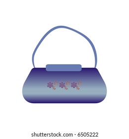 Blue purse