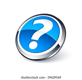 Blue question button