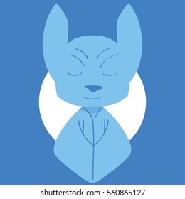 Blue Rabbit on Zen Position