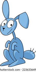 THE BLUE RABBIT IS A SYMBOL OF THE NEW YEAR