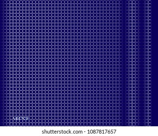 Blue radial gradient to black with lines