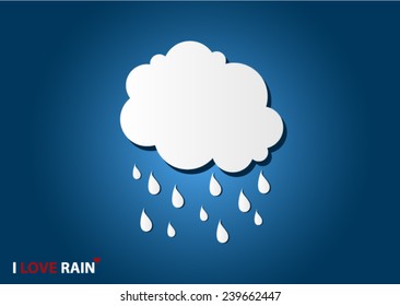 Blue Rain Cloud 