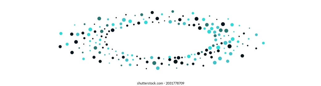 Blue Rain Independence Vector Panoramic White Background. Celebrate Confetti Design. Top Polka Texture. Indigo Shine Decoration Card.