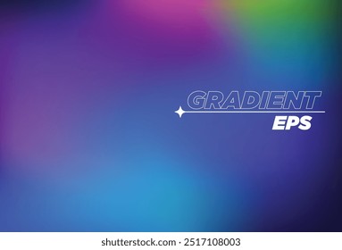 Blue Rainbow gradient Abstract Background