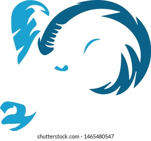 The blue ram 
