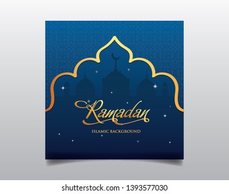 Blue Ramadan Kareem, Ramadan Background, Islamic Background