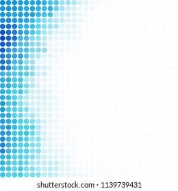 Blue Random Dots Background, Creative Design Templates