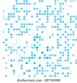 Blue Random Dots Background, Creative Design Templates