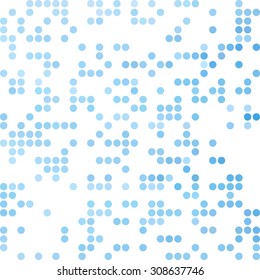 Blue Random Dots Background, Creative Design Templates