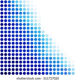 Blue Random Dots Background, Creative Design Templates