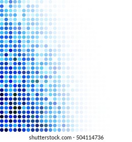 Blue Random Dots Background, Creative Design Templates
