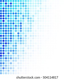 Blue Random Dots Background, Creative Design Templates