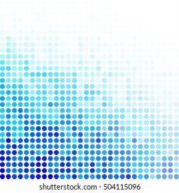 Blue Random Dots Background, Creative Design Templates