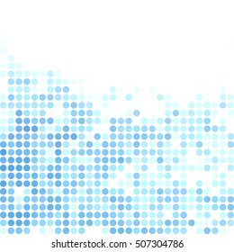 Blue Random Dots Background, Creative Design Templates