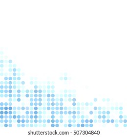 Blue Random Dots Background, Creative Design Templates