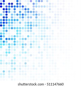 Blue Random Dots Background, Creative Design Templates