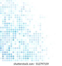 Blue Random Dots Background, Creative Design Templates