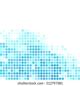 Blue Random Dots Background, Creative Design Templates