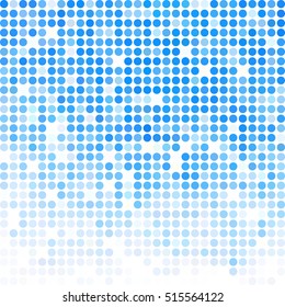Blue Random Dots Background, Creative Design Templates