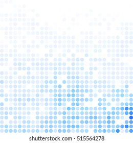 Blue Random Dots Background, Creative Design Templates