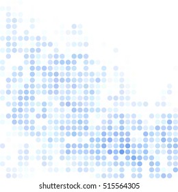 Blue Random Dots Background, Creative Design Templates
