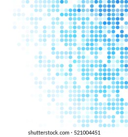 Blue Random Dots Background, Creative Design Templates