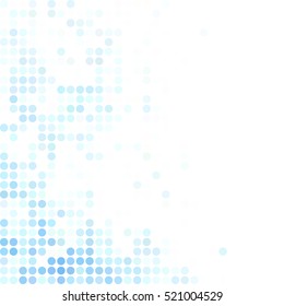 Blue Random Dots Background, Creative Design Templates