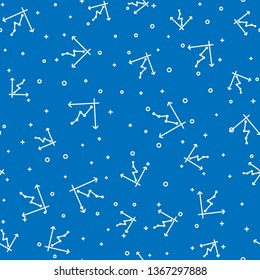 Blue random seamless pattern  Graph icon, business infographics, vector illustration