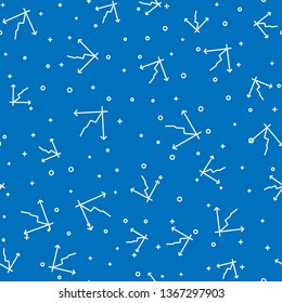 Blue random seamless pattern  Graph icon, business infographics, vector illustration