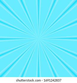 Blue ray burst abstract background pattern vector illustration graphic design 