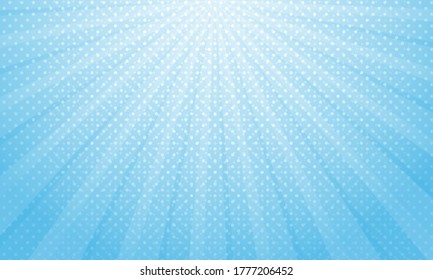 Diseño vectorial de fondo con estilo de punto de ráfaga de color azul