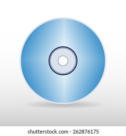 Blue ray disc blue. can be used as icon