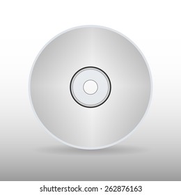 Blue ray disc gray. can be used as icon