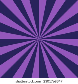 blue rays background for banner design. Starburst cartoon style. Vector illustration.