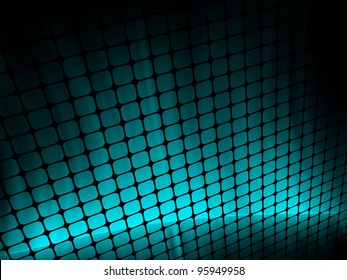 Blue rays light 3D mosaic. EPS 8 vector file included