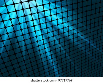 Blue Rays Light 3d Mosaic Eps Stock Vector (Royalty Free) 97717769 ...