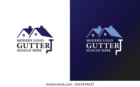 Blue Real estate logo design